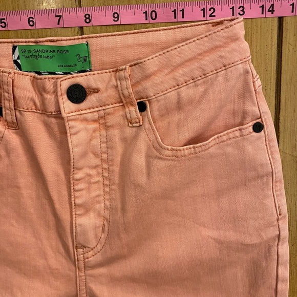 Free People Sandrine Rose Womens Embroidered Jeans Ankle New 27 virgin label - Picture 9 of 16